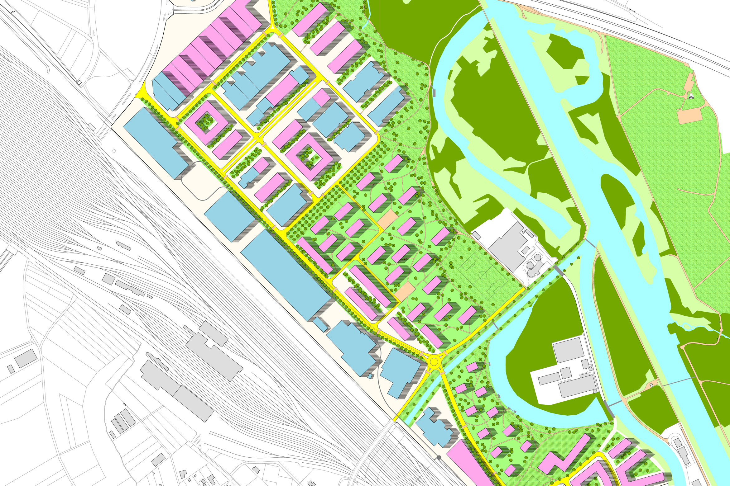 Studienauftrag Entwicklungsplanung Gebiet SLS Emch+Berger