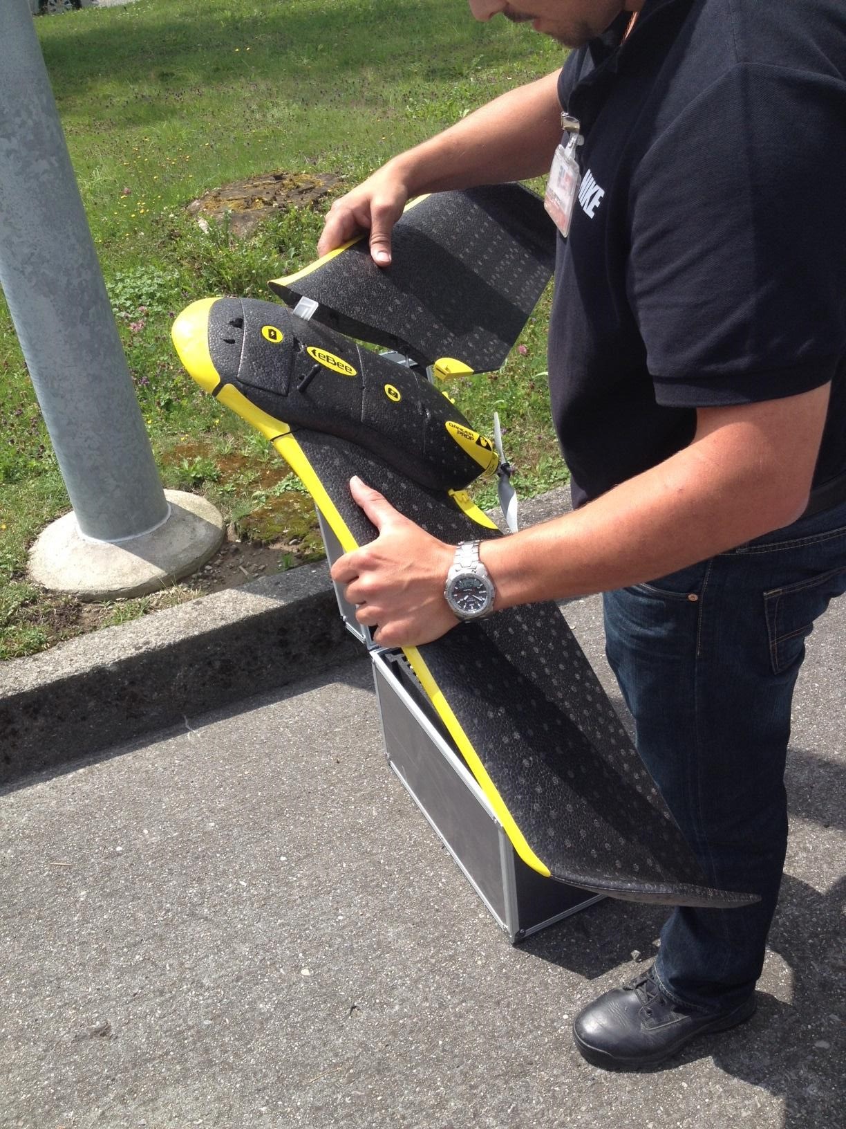 Bestandsaufnahmen AMP Rothenburg mit Drohne Emch+Berger