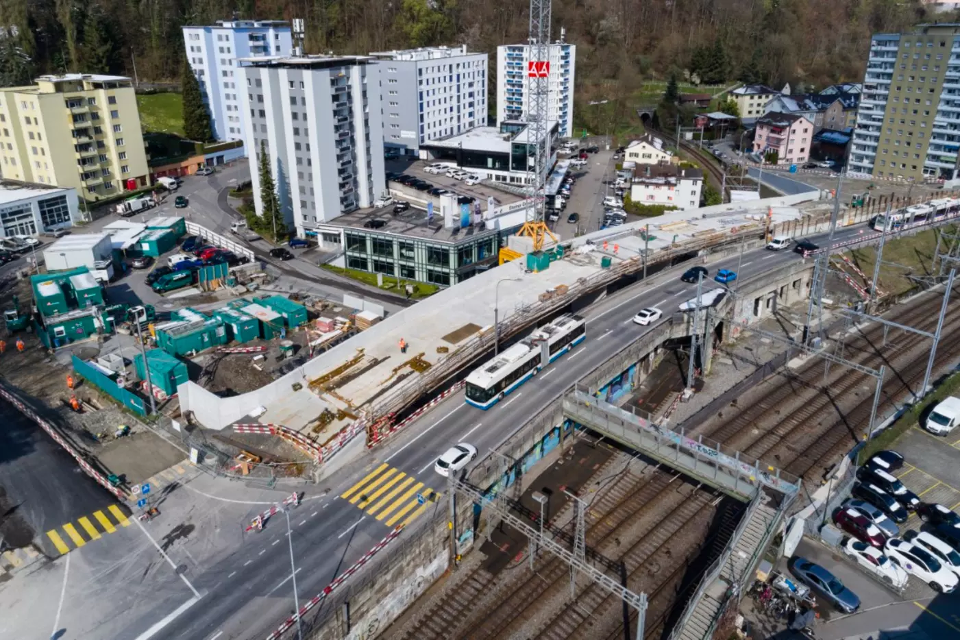 SBB Unterführung Fluhmühle, Bauzustand