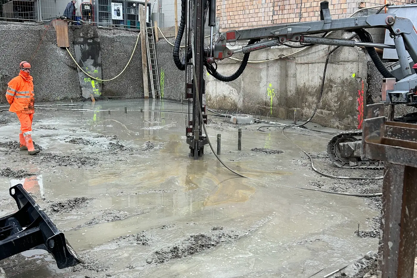 Herstellung Mikropfähle