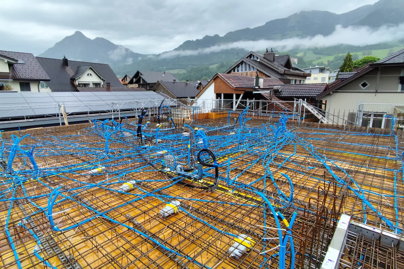 Bewehrungsabnahme Decke 2.OG