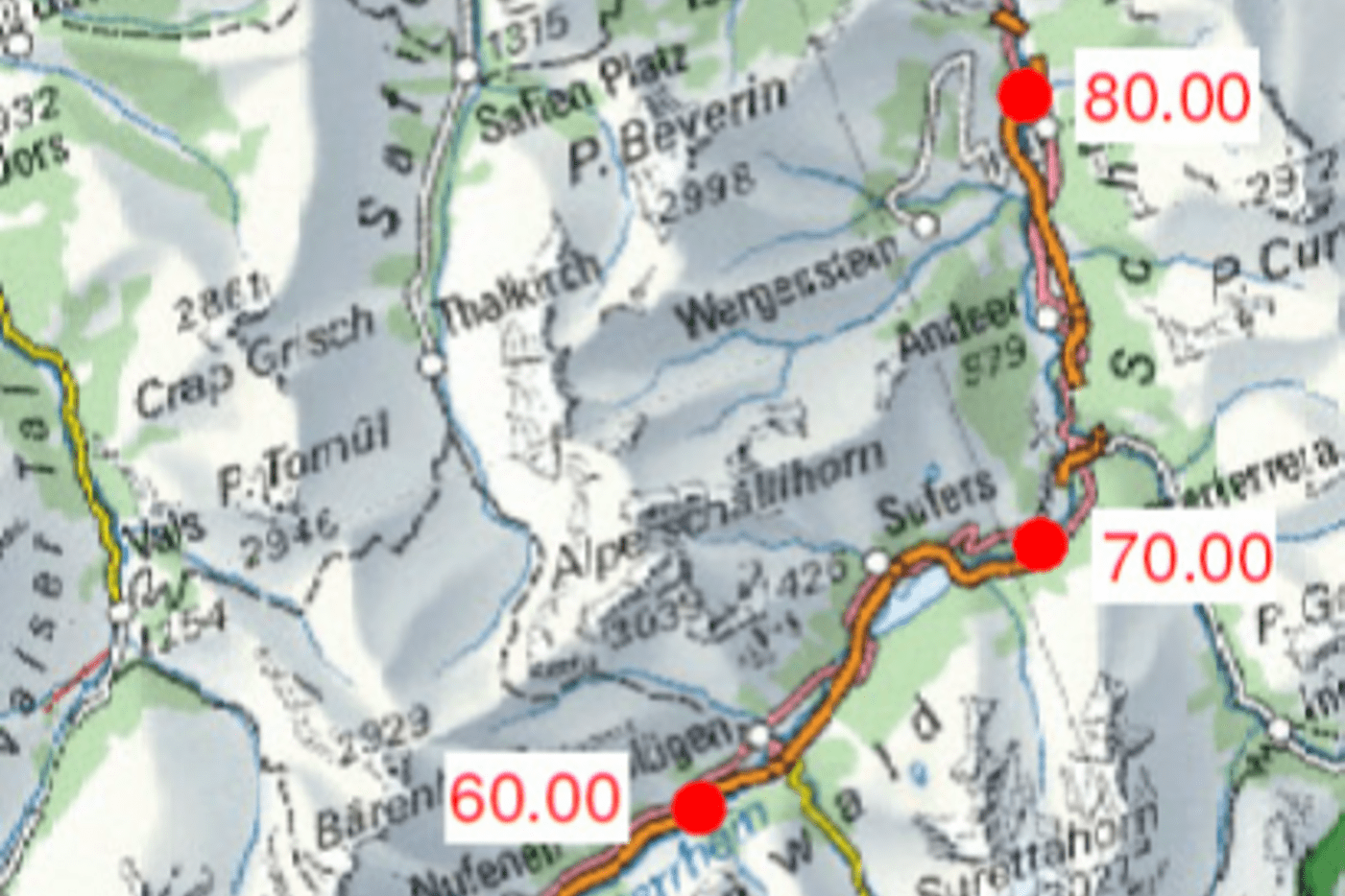 N13 - Verbesserung Kabeltrassee: Kartenausschnitt