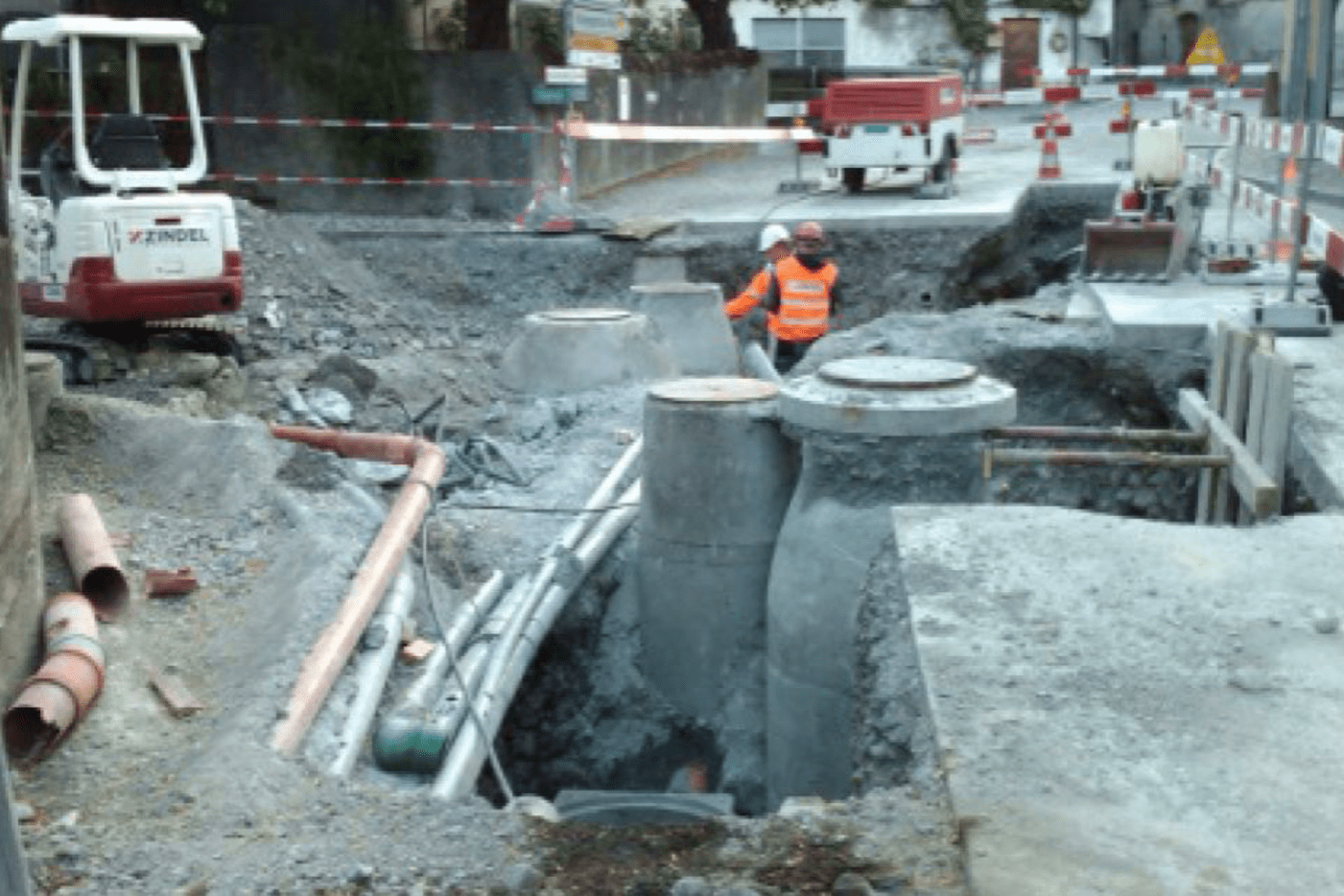 V414 Sanierung Luzisteigstrasse, Maienfeld: Erneuerung Oberbau und Werkleitungen