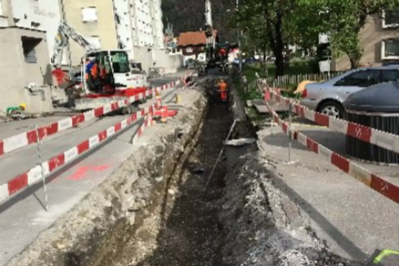 Sanierung Rieven, Domat/Ems: Beengte Platzverhältnisse