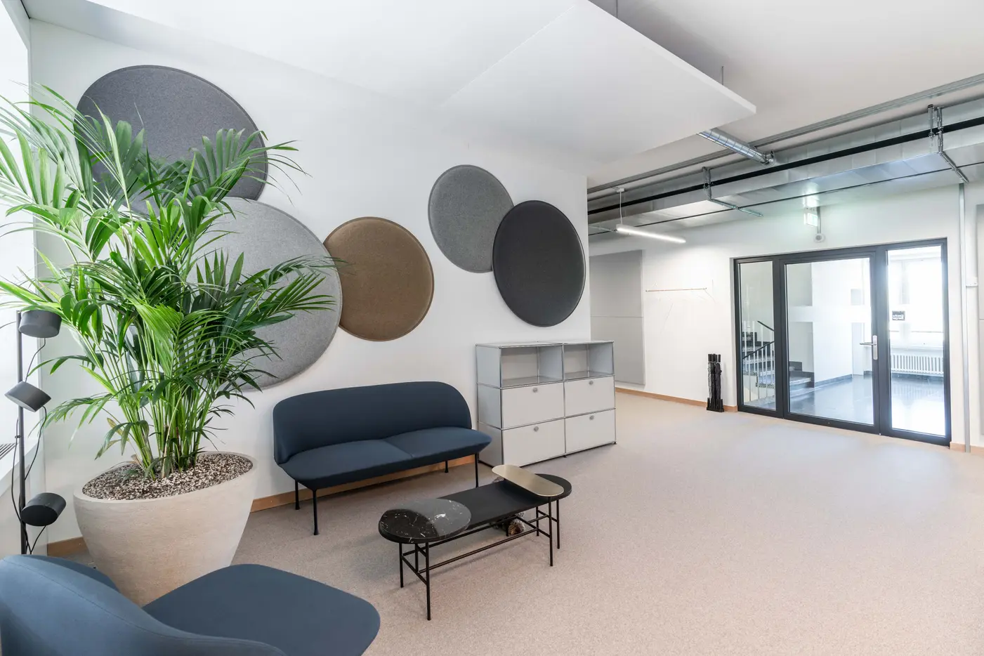 Mieterausbau Büros EBIC, Seebahnstrasse 89, Zürich, Empfang
