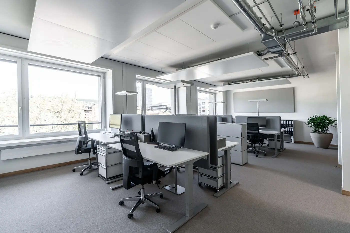 Mieterausbau Büros EBIC, Seebahnstrasse 89, Zürich, Open Space