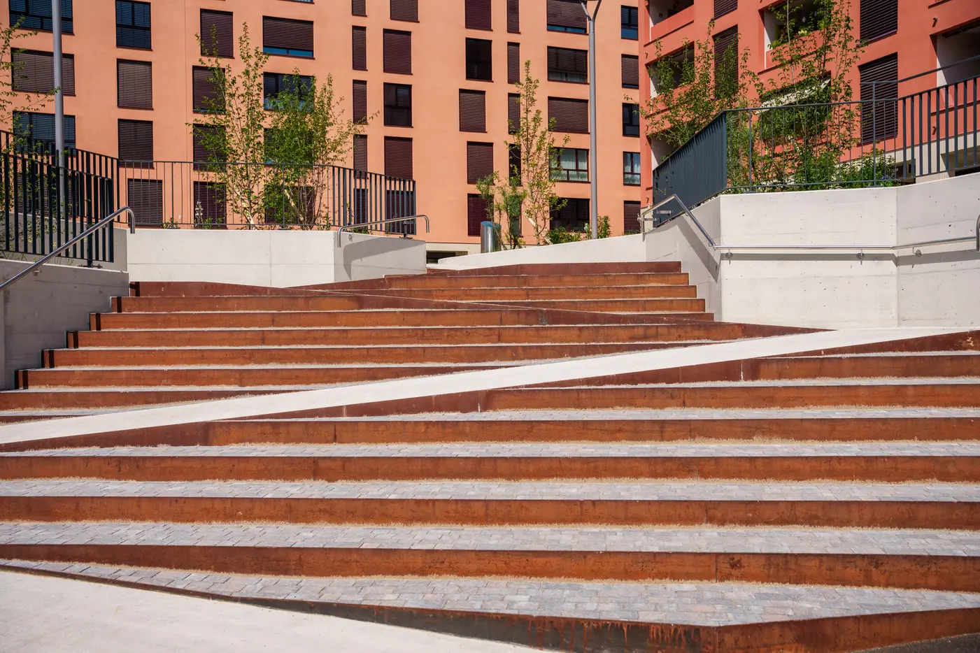 Treppen-Rampen Kombination