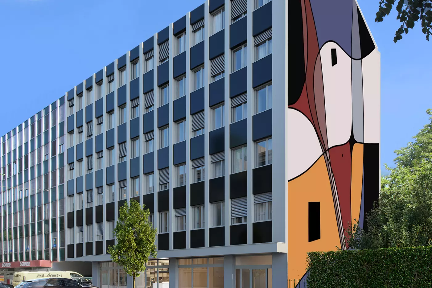 Visualisierung Josefstrasse 84 & 92, Zürich