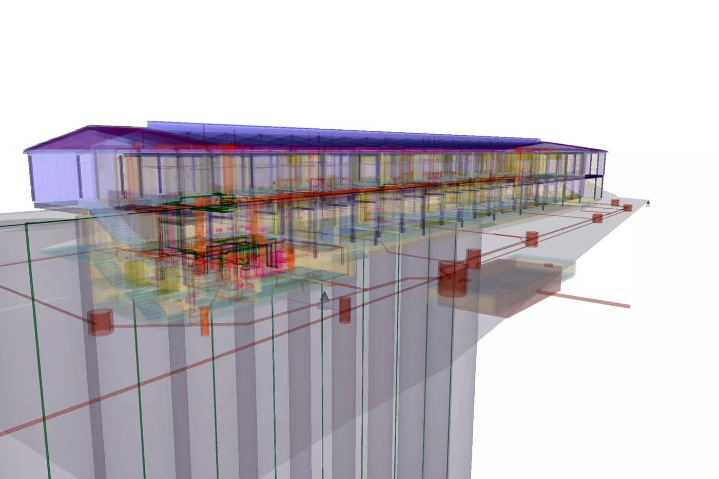 BIM-Modell Neubau Vilksschule Wyssloch, Bern