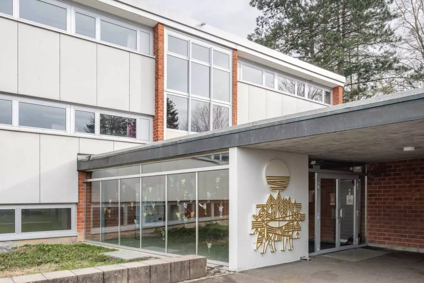 Visualisierung Schulanlage Wolfsmatt, Dietikon von Bünzli & Courvoisier Architekten AG