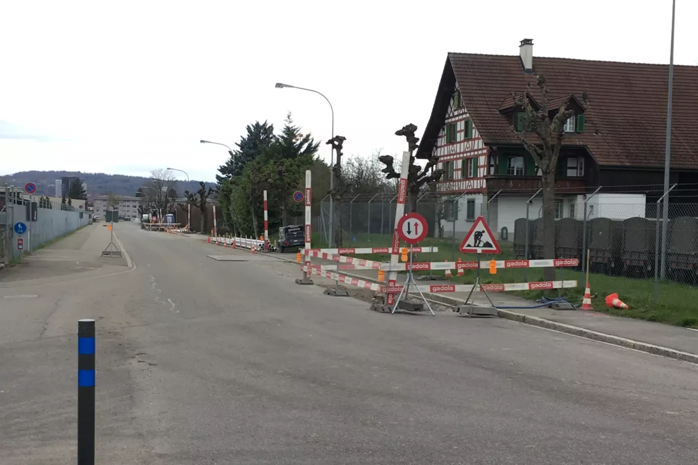 Arbeiten an der Rohranlage (skyguide, Wangen bei Dübendorf)