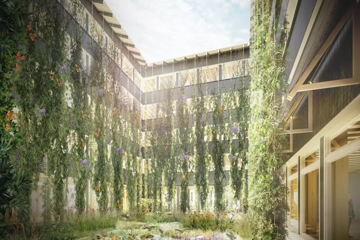 Visualisierung Hortus, BaseLink Areal (c) Herzog & de Meuron Architekten AG