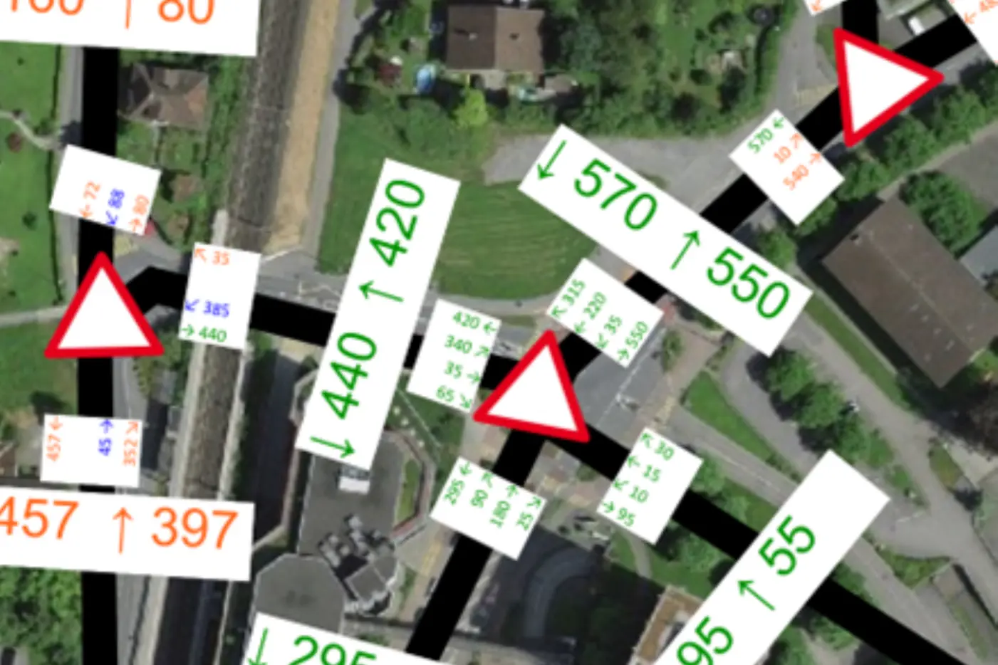 Verkehrsmengengerüst für Emmenbrücke, Gersagplatz