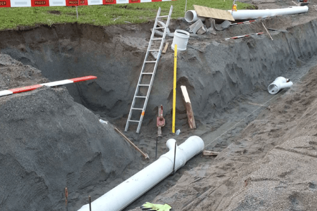 Quartiererschliessung Ruver, Bonaduz: Verlegung Entwässerungsleitung