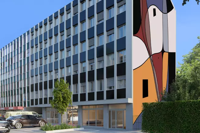Visualisierung Josefstrasse 84/92 Zürich