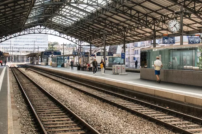 Visualisierung SBB Perron
