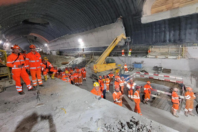 Zweiter Tunneldurchschlag RBS Bern