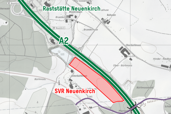 Schwerverkehrsraum Neuenkirch (Quelle: maps.geo.admin.ch)